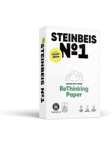 PAPEL A4 STEINBEIS Nº1 80g 500h - Pack de 5 unidades